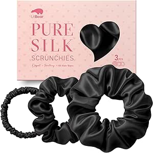 Litbear Silk Scrunchies for Ha...