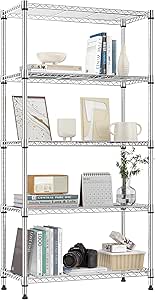M MZG 1250 lbs 5 Tier Shelf Me...