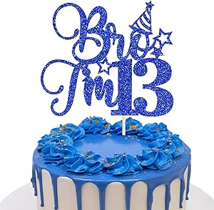 1 Pack 13th Birthday Cake Topp...