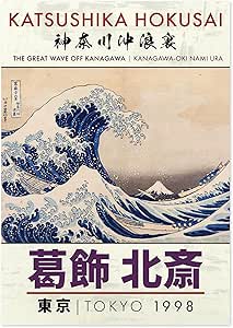 Animato The Great Wave Japanes...