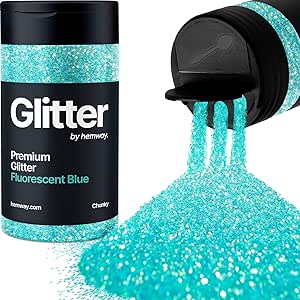 Fluorescent Blue Glitter Shake...