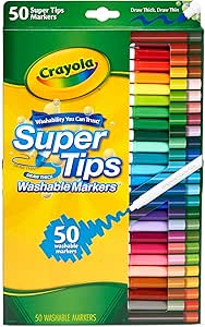 CRAYOLA SuperTips Washable Mar...