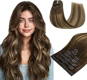 HOTBANANA Human Hair Clip-in B...