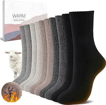 Wool Thermal Socks for Women –...