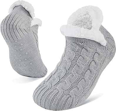 Fluffy Slipper Socks Women Men...