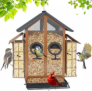 SIOTMERA Bird Feeders Hanging,...