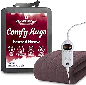 Slumberdown Comfy Heated Throw...