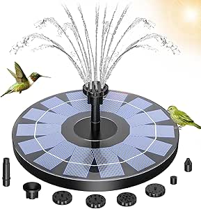 AMZtime 2.5W Solar Water Fount...