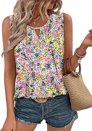 KISSMODA Womens Sleeveless Top...