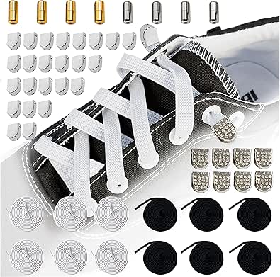 Elastic No Tie Shoe Laces, 6 P...